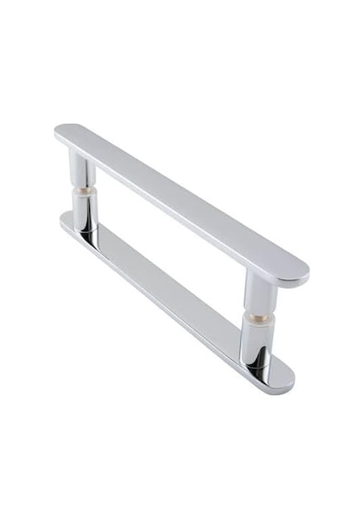 Tr Ayrıntıshop Metal Zamak Krom Parlak Cam Kapı Kulp 16cm Lik