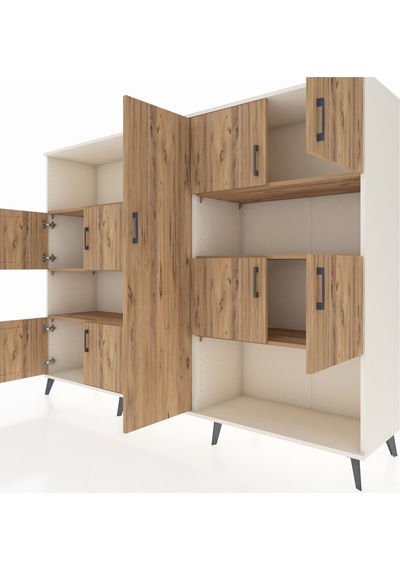 Hyperion Dolap 10 Raflı 9 Kapaklı 220x44x163 Aytaşı-çam Aytaşı-çam Hyperion Dolap 10 Raflı 9 Kapaklı 220x44x163 Aytaşı-çam Aytaşı-çam