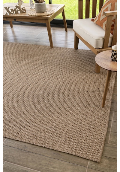 Naturel Jüt Halı Modern Örme Kilim Rusticana 3101 Bej