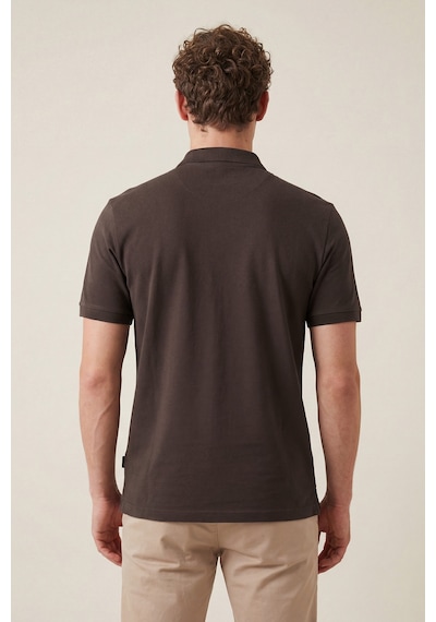 Buratti Erkek Polo Yaka T Shirt 5902127 Kahve Kahve
