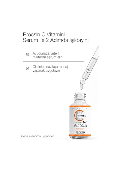 C Vitamini Aydınlatıcı Ve Ton Eşitleyici Bakım Serumu 20ml