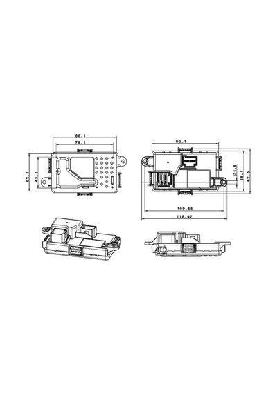 Mahle Klıma Fan Regulatoru Mercedes W204 S204 C218 X218 W212 S212 C207 Abr67000s A2128702110