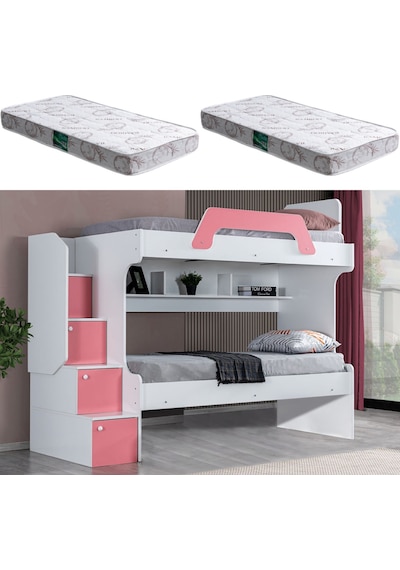 Ranza, Inci 2li Ranza - Pembe 2 Adet Comfort Yatak 90 x 190 CM