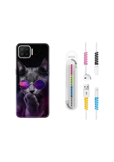 Oppo A73 Kılıf Kablo Koruyuculu Carisma Cat 1607