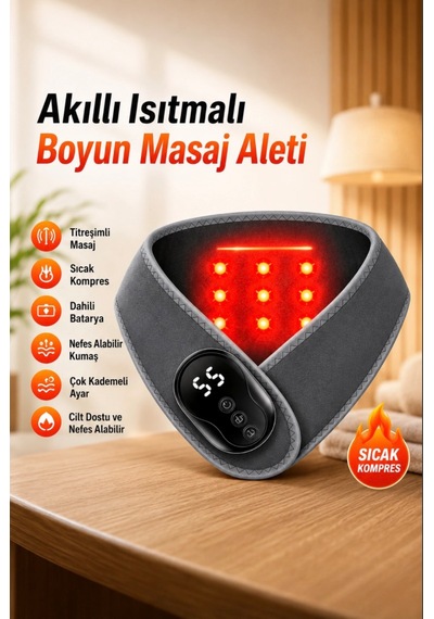 Boyun Masaj Aleti 5 Kademeli Isı Ayarı