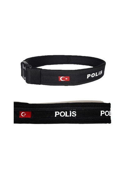 Astrid T Memur Kemeri Görev Ekipmanı Teçhizat Kuşağı Single Sword Görevli Palaskası - Türk Bayraklı Ve Yazılı Çok Renkli