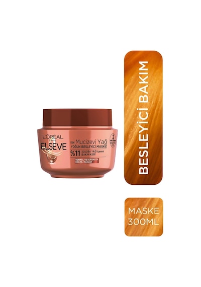 ELSEVE L'oréal Paris Mucizevi Yağ Besleyici Maske 300 ml