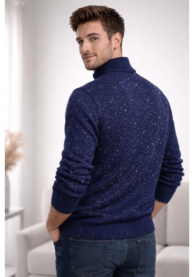 Cool Tarz Erkek Nope Lacivert Yarım Fermuarlı Dik Yaka Triko Kazak Slim Fit Açık Lacivert Açık Lacivert Cool Tarz Erkek Nope Lacivert Yarım Fermuarlı Dik Yaka Triko Kazak Slim Fit Açık Lacivert Açık Lacivert