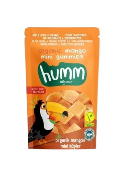 Humm Organik Glutensiz Vegan Mangolu Mini Küpler 30 Gr