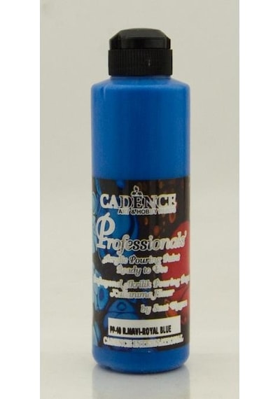 Cadence Profesyonel Hazır Pouring Boya Pp10 R.Mavi 250Ml