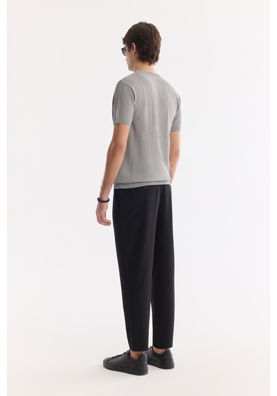 Avva Erkek Gri Bisiklet Yaka Kolay Ütülenen Kırışmaz Regular Fit Triko T-shirt A61y5032 Avva Erkek Gri Bisiklet Yaka Kolay Ütülenen Kırışmaz Regular Fit Triko T-shirt A61y5032