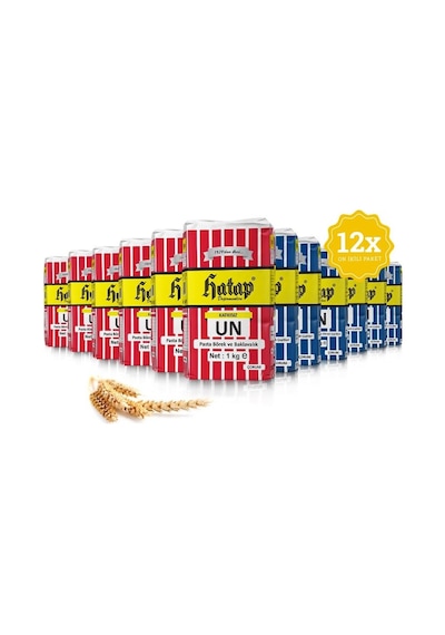Hatap Lüks Un 6 x 1 KG + Çok Amaçlı Un 6 x 1 KG