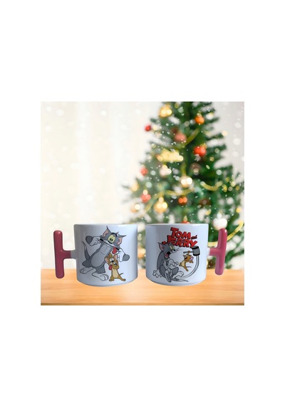 Tom Ve Jerry Kupa Bardak Tek Adet 0517 Çok Renkli