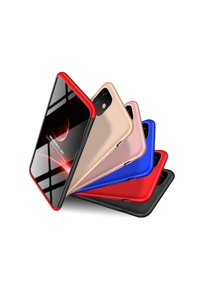 Apple Uyumlu iPhone 11 3 Parçali 360 Tam Koruma Gkk Rubber Kapak Kilif 403228564