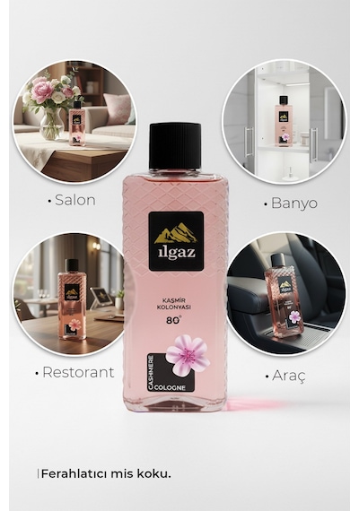 Ilgaz Kaşmir Kolonyası 2'li Set 80 Derece 400 Ml Elegance Series