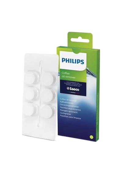 Philips Espresso Makinesi Bakım Seti, Kireç Çözücü Solüsyon, Yağ