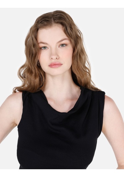 Colin's Colins Siyah Kadın Tshirt K.kol Cl1071942 Q1.v1 Blk Siyah