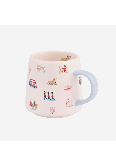 London Billie Krem Stoneware Kupa 340 Ml