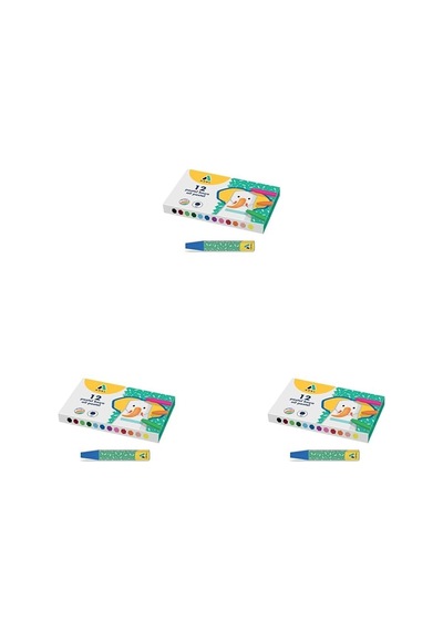 Pastel Boya, 12 Renk, 4280837002 3lü Paket Diğer
