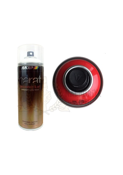 Motip Carat Parlak Karmen Kırmızı Sprey Boya 400 ML - Ral3002