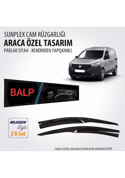 Dacia Dokker Cam Rüzgarlığı 2013-2020 Arası 2 Li Takım