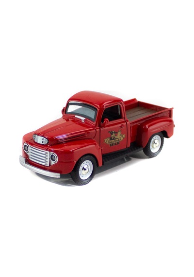 Metal Chevrolet Pikap Klasik Çek Bırak Işıklı Kırmızı 12 Cm