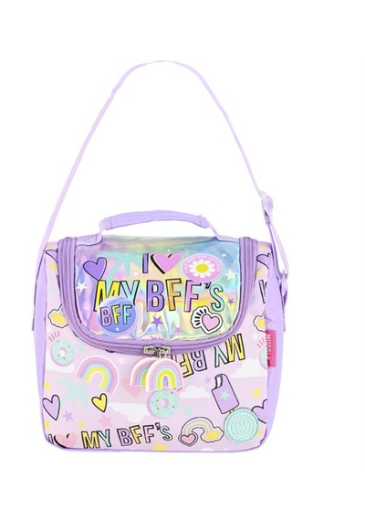 Bubbles Beslenme Çantası Mor - Yeşil - Pembe