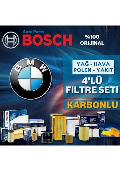Bmw 3.20 D Bosch  Filtre Bakım Seti E46 2002-2005 (495301965)