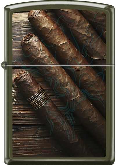 Zippo Surprise Cigar Design Çakmak Çok Renkli