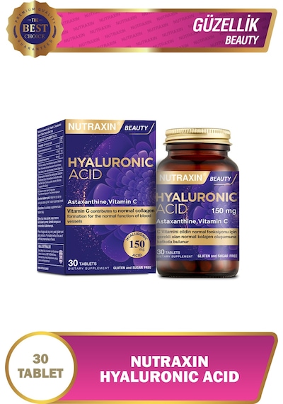 Nutraxin Beauty Hyaluronic Acid 30 Tablet