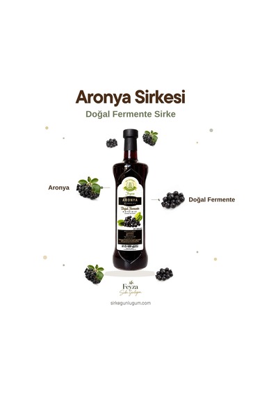 Sirke Günlüğüm Aronya Sirkesi 1 L