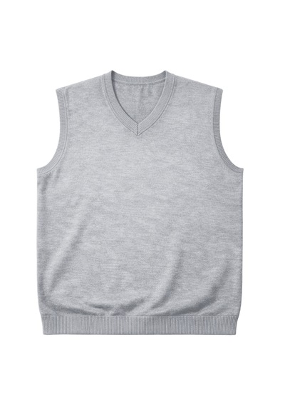 Battalmoda Erkek Büyük Beden Gri V Yaka Süveter 3xl-4xl-5xl-6xl