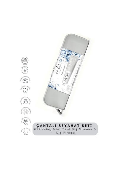Ohlala Whitening 75 Ml + Dental Luxe Diş Fırçası Premium Seyahat Seti