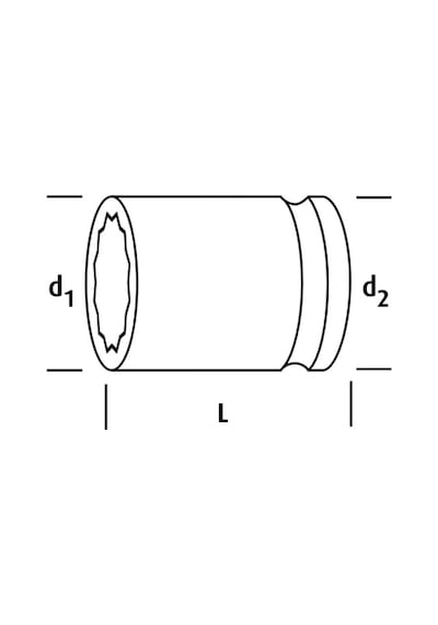 Osaka Ln38y19 Yıldız Lokma 3/8'' 19mm