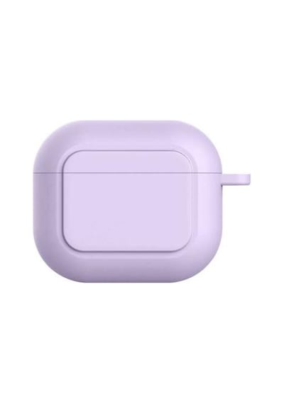 Apple Uyumlu AirPods 3. Nesil Kılıf Zore Airbag 23 Kılıf-Lila Lila