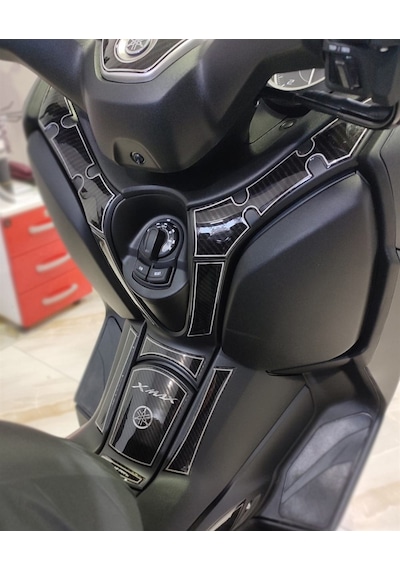 Yamaha Xmax 2018-2021 Karbon Desen Tank Pad Ve Torpido Pad Set