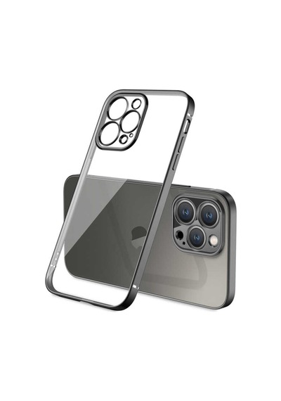 Apple Uyumlu iPhone 13 Pro Max Kilif Zore Gbox Kapak-Siyah 515863304