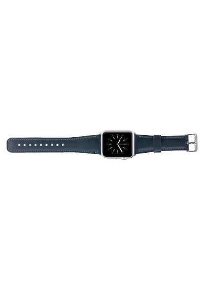 Apple Watch Uyumlu Deri Kordon 38-40-41mm Snb Lacivert