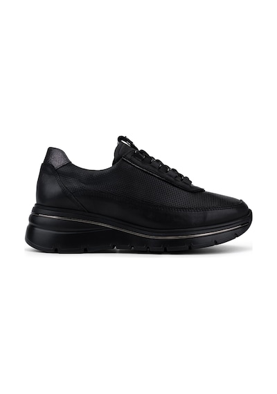 Tamer Tanca Kadın Hakiki Deri Siyah Sneakers & Spor Ayakkabı 298 3220 Bn Ayk Y26 Syh/antrasıt Bsk