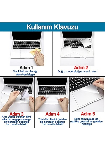 Laptop Kaplama 13 Inç M1-m2 Trackpad A2251 A2289 A2338 İle Uyumlu Gümüş