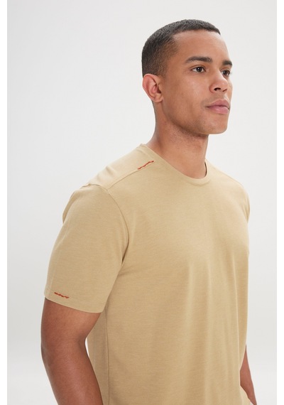AC&Co / Altınyıldız Classics Erkek Vızon Slim Fit Dar Kesim Pamuklu Bisiklet Yaka Tişört Vizon AC&Co / Altınyıldız Classics Erkek Vızon Slim Fit Dar Kesim Pamuklu Bisiklet Yaka Tişört Vizon