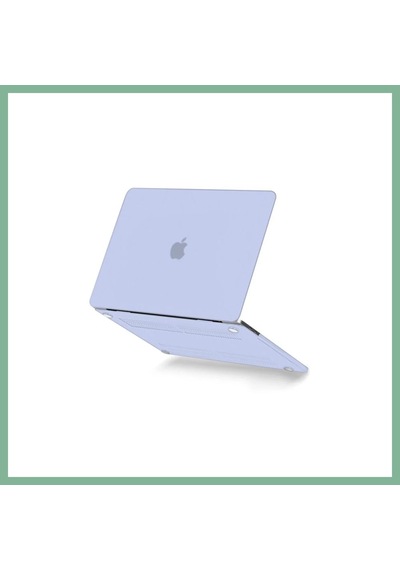 Bşkvirgo Apple Uyumlu MacBook Pro 13 2021 Apple Uyumlu MacBook Buzlu Kapak - Lila Bsk2026