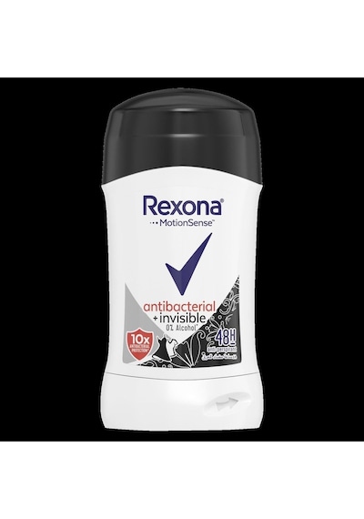Rexona Antibacterial+ Invisible 48H Kadın Stick Deodorant 40 G