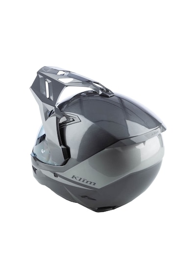 Klim X1 Alpha Carbon Korumalı ADV Motosiklet Kaskı Metalik Gri