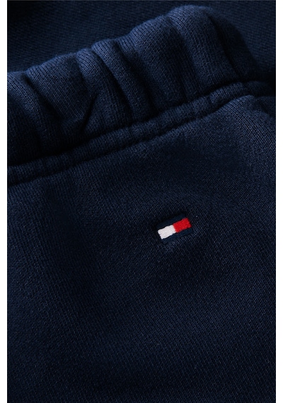Tommy Hilfiger Varsıty Crest Sweatshort Kadın Mavi Şort - Ww0ww51096