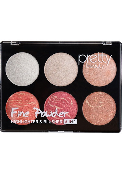 Pretty Pb-426 6ın1 Highlighter & Allık - 01