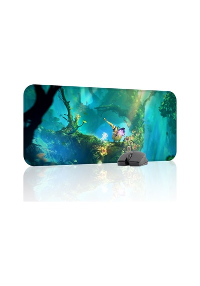 Ori And The Will Of The Wisps Dikişli Kauçuk Oyuncu Mousepad V3 - 70x30 Xl Gaming Mouse Pad