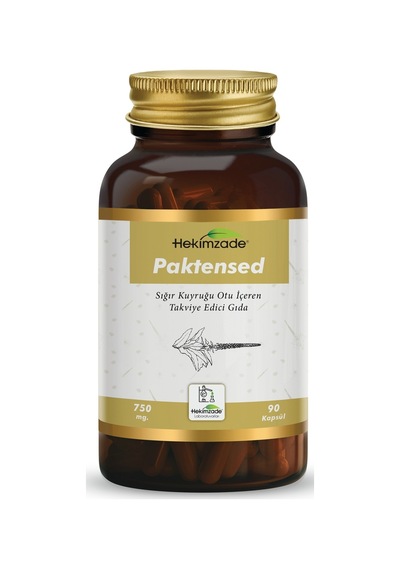 Hekimzade Paktensed Sığır Kuyruğu Otu İçeren Takviye Edici Gıda 750mg 90 Kapsül