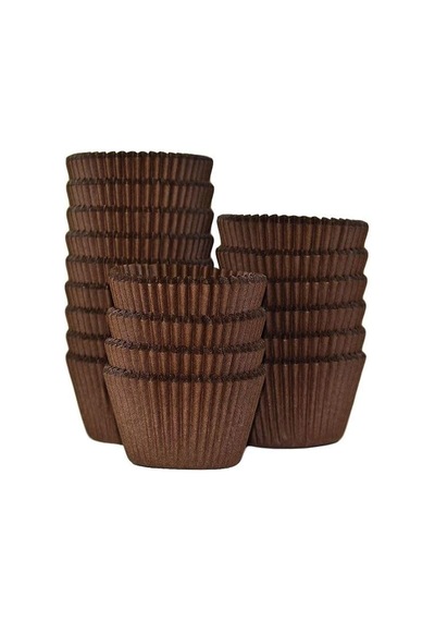 Trend Hediye Sepeti Takribi 200 Adet Büyük Boy Kahverengi Muffin Kek Kalıbı, Cupcake Kağıdı, Browine Sku: Smg8690010568274 Ahşap