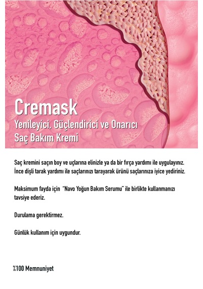 Argan&keratin Bağ Onarıcı Ve Şekillendirici Saç Bakım Kremi 250ml Cremask Perfected Haır Cream